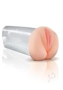 Pipedream Extreme Toyz Deluxe See-thru Stroker Masturbator - Pussy And Butt - Clear/pink