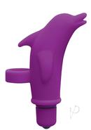 Seduce Me Dolphin Clit Pleasure Silicone Finger Massager - Purple