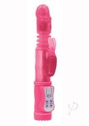 Firefly Thumper Glow In The Dark Thrusting And Rotating Rabbit - Pink