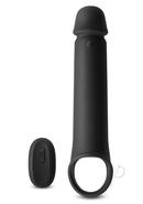 Renegade Brute Rechargeable Silicone Vibrating Penis Extension - Black