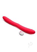 Inmi 7x Double Down Rechargeable Silicone Double Dildo With Remote Control - Pink